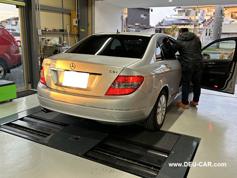 メルセデス・ベンツ/Mercedes Benz C200 CGI(W204)法定2年点検/車検